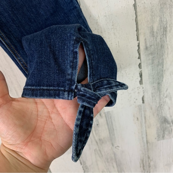 Rag & Bone Stevie Tie Ankle Bow Skinny Jeans in Paz Size 27 - Picture 5 of 10